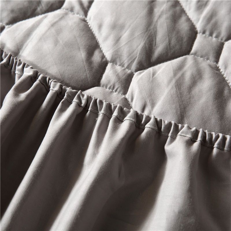 纯棉防水夹棉床笠加厚全棉斜纹防滑隔尿床罩席梦思床垫保护套