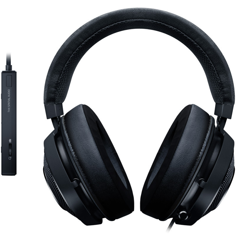 雷蛇(Razer) 北海巨妖竞技版头戴式游戏耳机 7.1声道游戏耳机 (带线控游戏耳麦 游戏耳麦 7.1声道耳机) 吃鸡