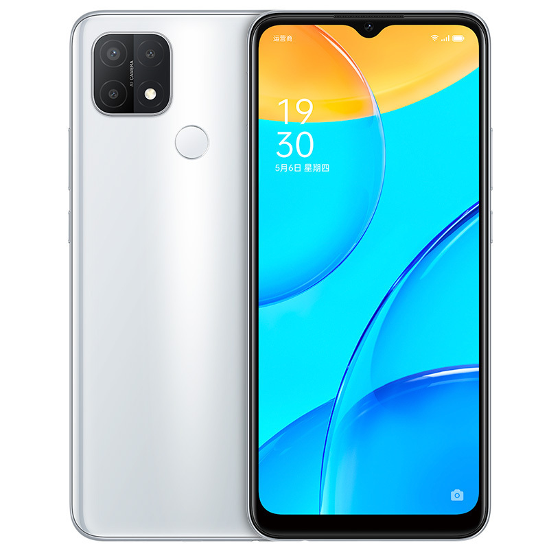 [全新]OPPO A35 冰玉白 4GB+128GB 大屏幕 7.9mm轻薄机身 前置800万AI美颜 后置三摄 全网4G手机