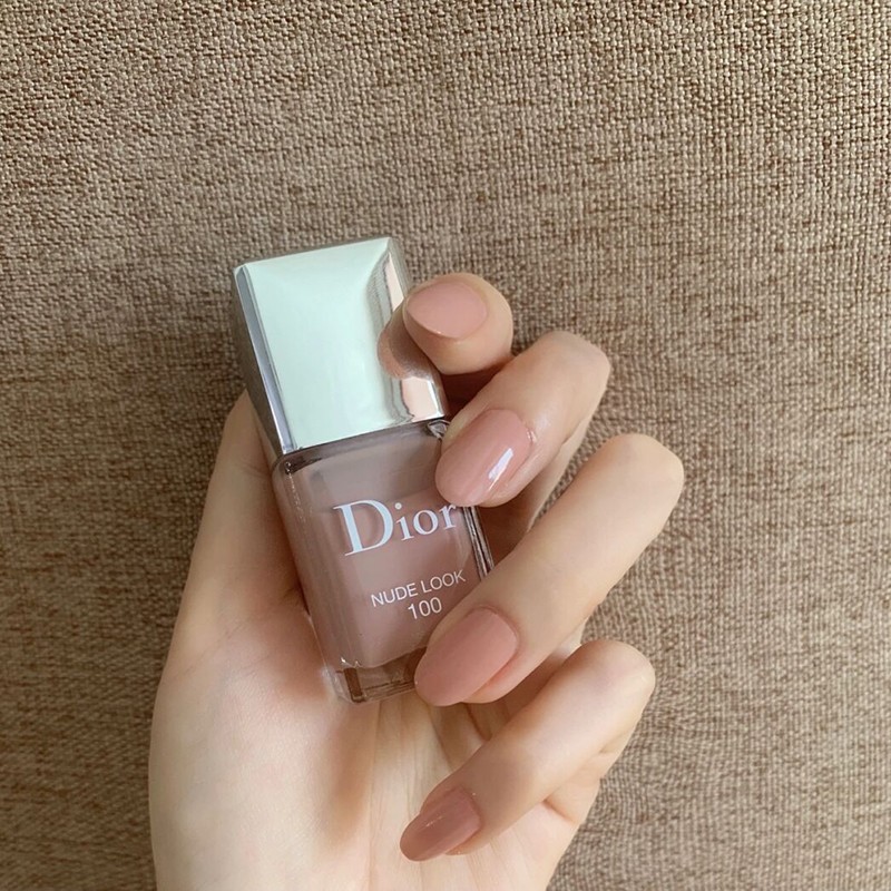 迪奥(Dior)指甲油炫亮持久滋养强韧打底显白美甲底油 100#裸粉色高清大图