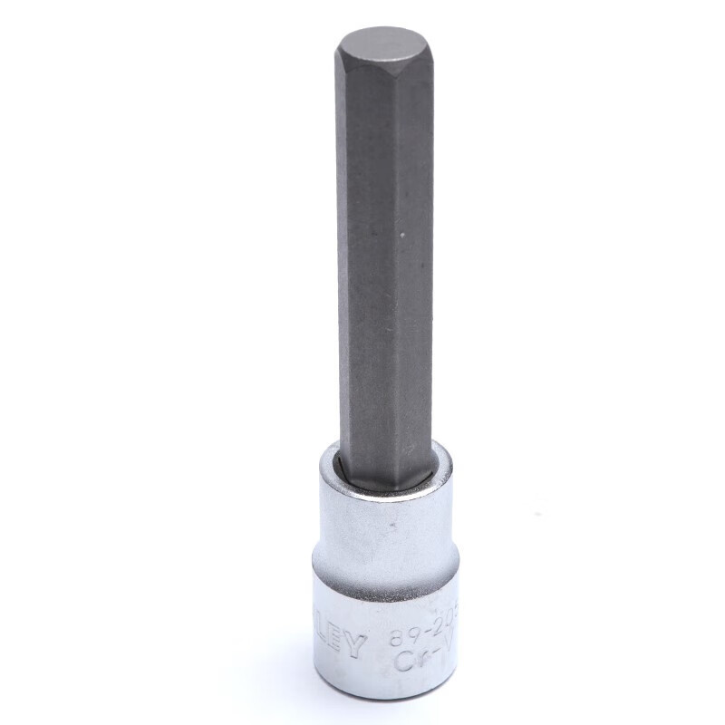 史丹利(STANLEY)89-202-1-22 12.5MM系列100mm长6角旋具套头 内六角批头7MM高清大图