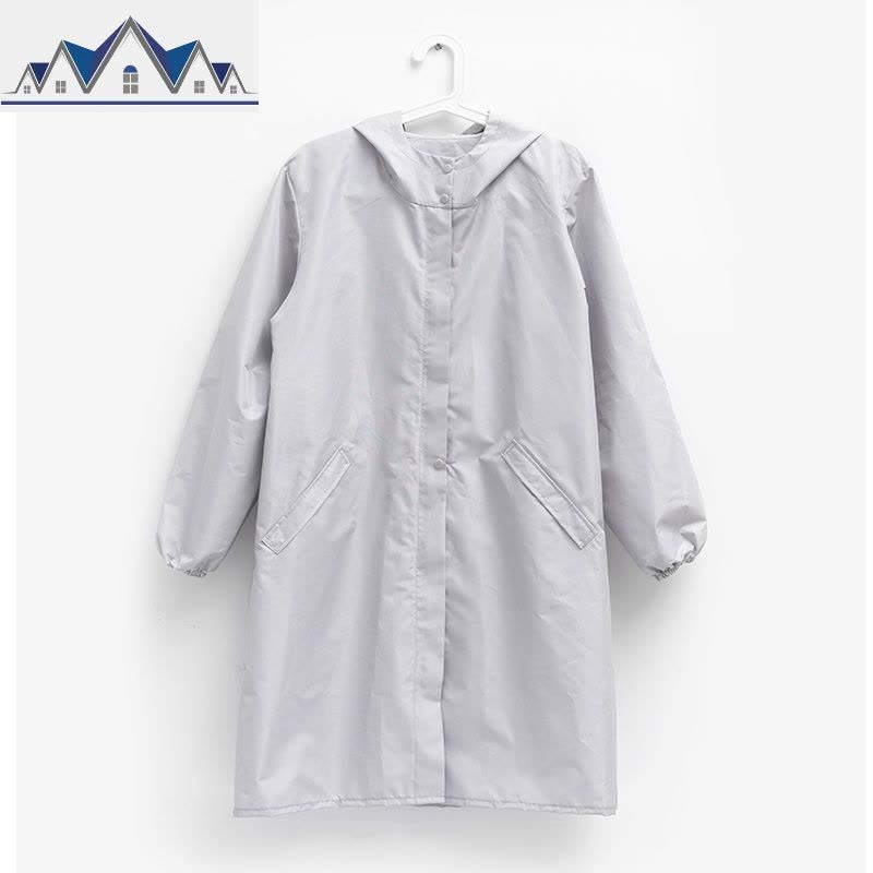 韩系外套围裙防水防油中长款家用厨房做饭家务女时尚大人工作罩衣 三维工匠图片