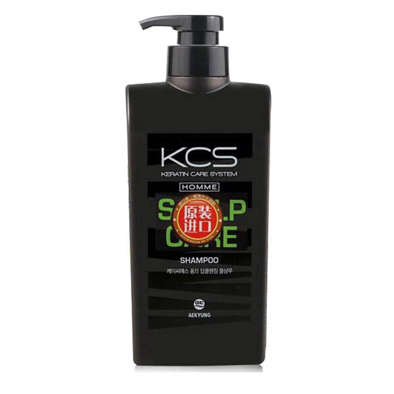 爱敬KCS可希丝男士洗发香波（头皮护理型）劲爽薄荷550ml