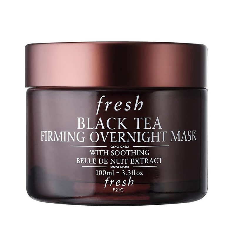 Fresh馥蕾诗 红茶黑茶紧致睡眠面膜100ml 黑罐 保湿补水免洗夜间修护紧致平滑 提亮肤色 (黑瓶免洗)