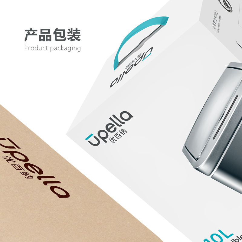 优百纳智享欧式不锈钢电动智能感应垃圾桶家用轻奢庭院客厅厨房卫生间卧室商用办公室茶餐厅高清大图
