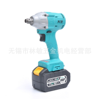 闪电客 大艺电动扳手无刷有刷锂电冲击扳手架子工木工48V88f 2103一体机88V一电一充 抖音