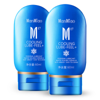 漫渺（ManMiao） 人体润滑剂润滑油 水溶性男女用润滑液 成人情趣性用品 快感装60ml*2支 冰感2支装润滑
