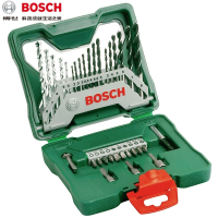 BOSCH)冲击钻头套装金属木材混凝土水泥墙钻头十字批头套装33支 33支钻头批头混合套装
