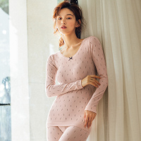 俞兆林美体内衣女薄款甜美少女莫代尔打底衫秋衣秋裤女士保暖套装