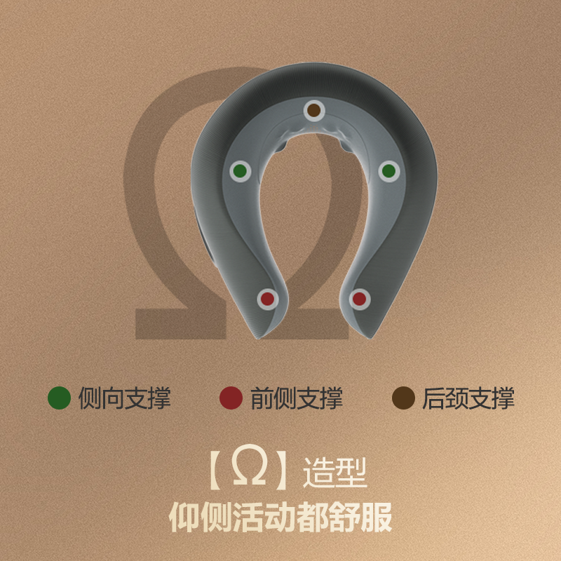 SKG 颈椎按摩器 U型枕按摩仪电压功率:5V/5W N1系列2代 深灰色 尊贵款 / 台高清大图