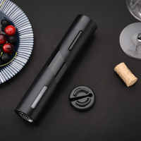 CLITON电动红酒开瓶器 电池款家用全自动开酒器开红酒器启瓶器 倒酒器4合1套装