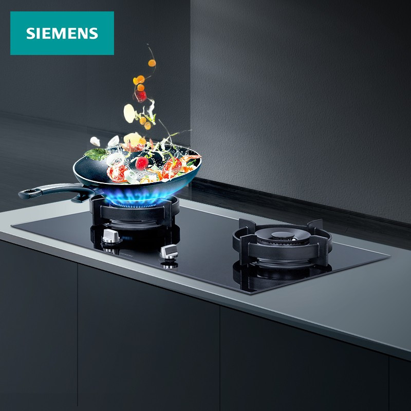 灶具台嵌两用灶台 钢化玻璃面板猛火高效 er77f231mp视频介绍_西门子
