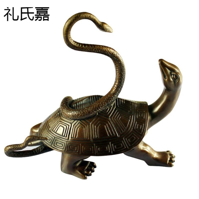 礼氏嘉装饰摆件礼氏嘉纯铜工艺品家居摆件蛇龟生日祝寿礼品北方之神玄武 价格图片品牌报价 苏宁易购礼氏嘉礼品旗舰店