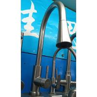 厨房抽拉式龙头 水槽冷热水龙头可旋转抽拉不锈钢龙头