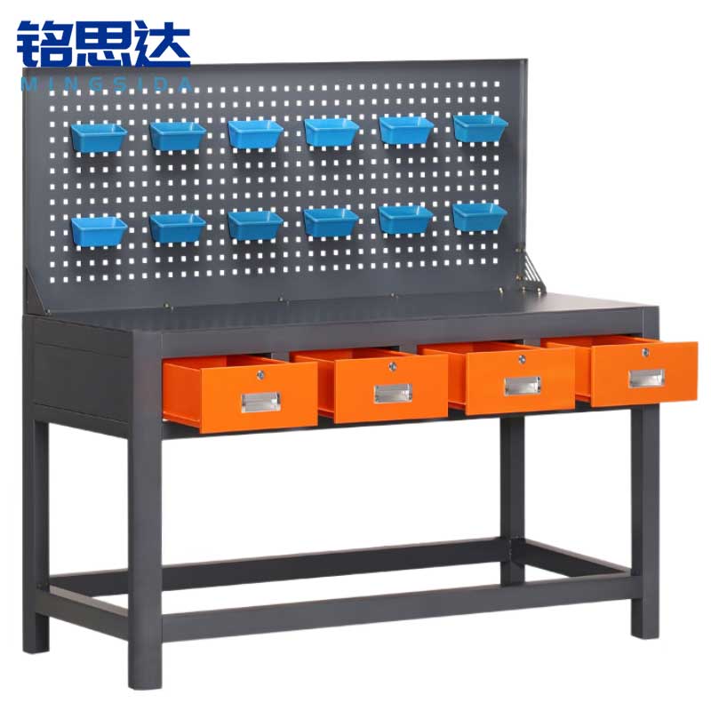 铭思达重型工作台操作台150*60*198cm张高清大图