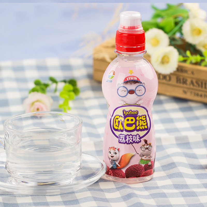 马来西亚进口 九日欧巴熊荔枝果汁饮料250ml*24瓶整箱饮料
