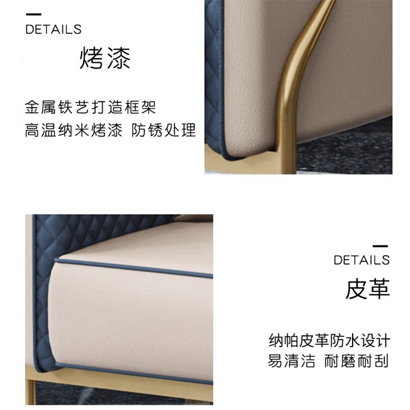 帝德龙 休闲桌洽谈桌椅 CJ5 800*750mm高清大图
