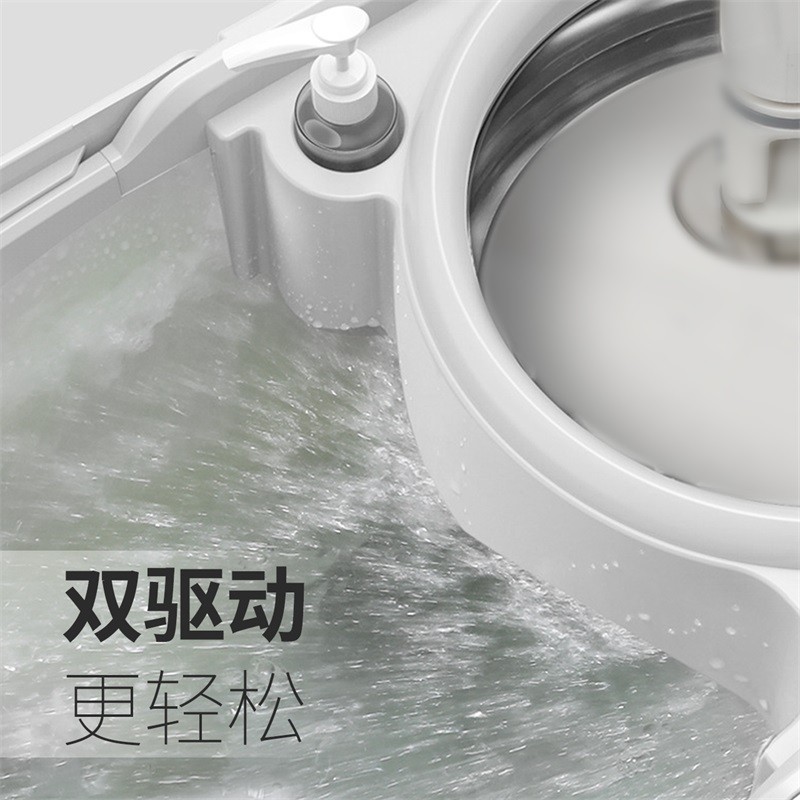好媳妇旋风旋转拖把桶加大加厚免手洗拖布手压式自甩水懒人神器地拖高清大图