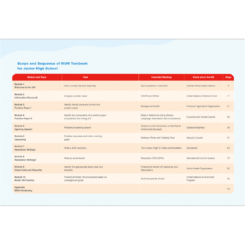 醉染图书模拟联合国教程(初中版)9787513562119高清大图
