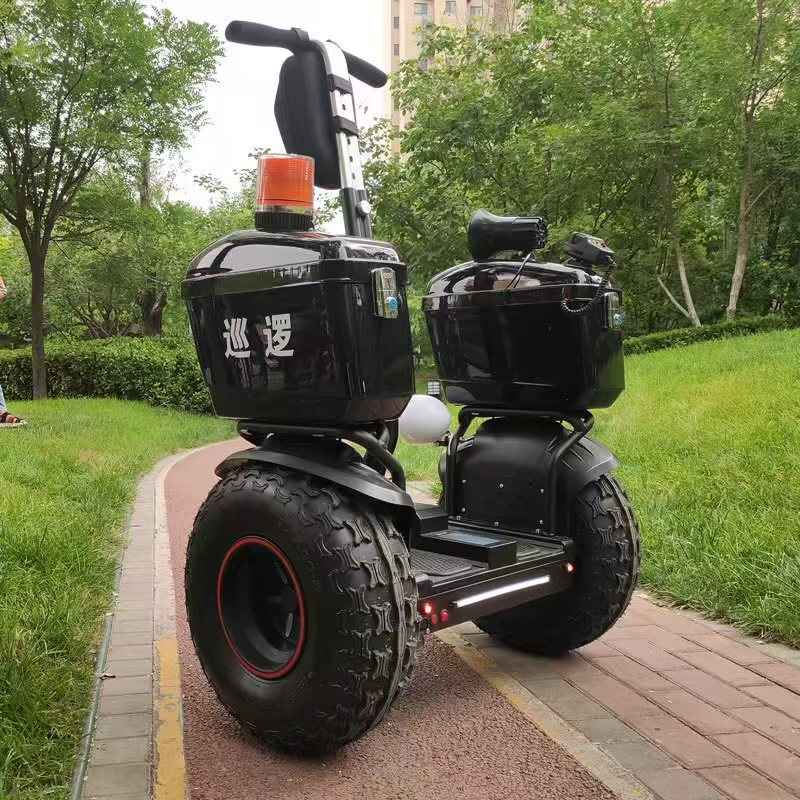 恒立通 电动平衡车双轮成人小区安保物业平衡巡逻车60V高清大图
