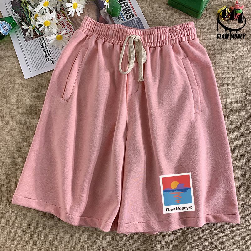 Claw money夏季宽松运动短裤男2022五分卫裤学生百搭休闲中裤图片