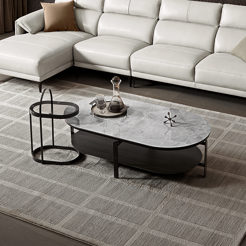 顾家家居客厅生活休闲现代简约轻奢茶几角几pt7075tdpt7075tb30天发货