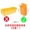 厨房柜子抽屉式置物架免钉调料架子厨房收纳架免打孔拉屉挂架 黄色[1个装]