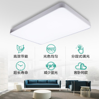 飞利浦(PHILIPS)led吸顶灯简约现代客厅卧室灯餐厅书房方形灯具 品轩22/40/60/80W三段场景调光