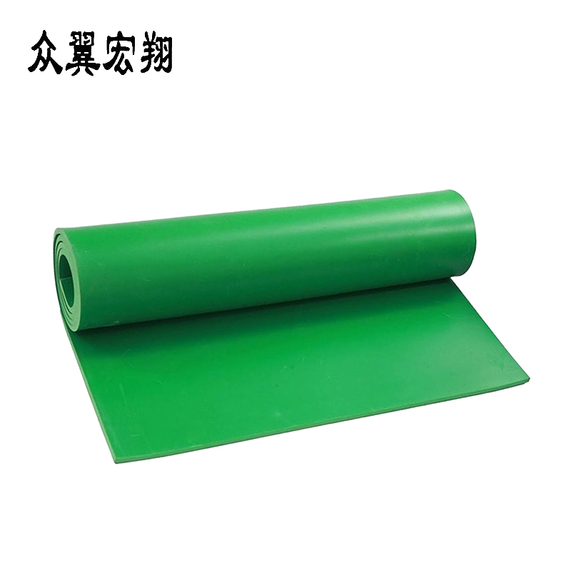 众翼宏翔 绿色橡胶板橡胶垫 3mm kg高清大图