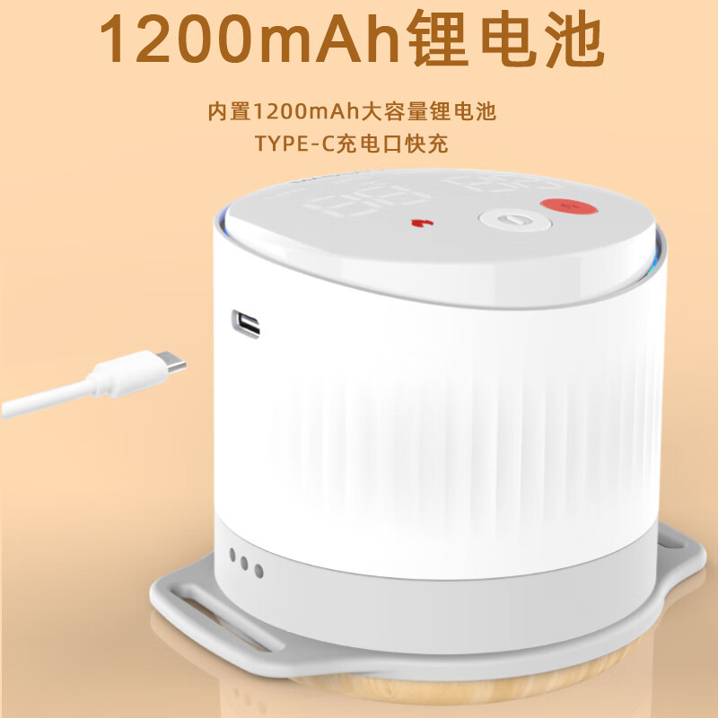奥鼎康(ODINK) 智能艾灸仪 家用便携无烟电子艾灸盒 颈椎腰部按摩仪一键点火 A-KST1902