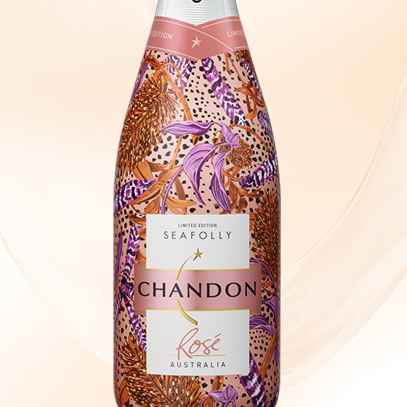 夏桐(Chandon)气泡酒 起泡酒 传统工艺天然高泡粉红葡萄酒 750ml 澳大利亚进口