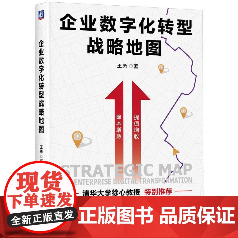 企业数字化转型战略地图 王勇著 解码14家标杆企业数字化转型实践 避坑企业数字化转型八大误区 战略管理书籍高清大图