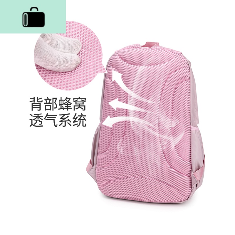 儿童书包小学生女生4-6四五六年级双肩包韩版初中学生大容量背包NEW LAKE高清大图