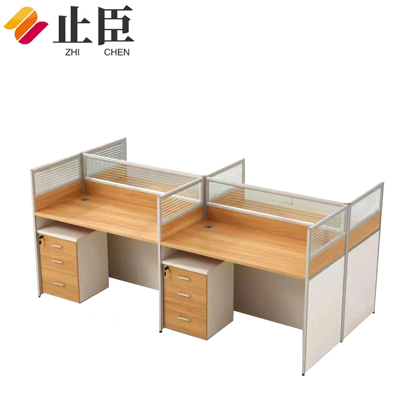 止臣 屏风工位 办公桌办公家具屏风工位桌职员桌电脑桌财务桌简约现代屏风卡座 G8高清大图