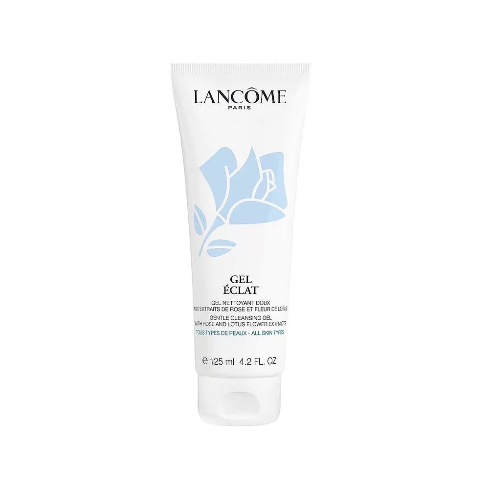 兰蔻(LANCOME)清滢柔肤洁面乳补水女士洗面奶125ml深层清洁控油平衡收缩毛孔 蓝色清爽
