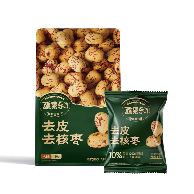 疆果乐去皮去核枣160g高清大图