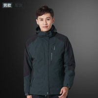 凯思克户外男三合一两件套可拆卸秋冬季加绒加厚防水登山服女潮牌