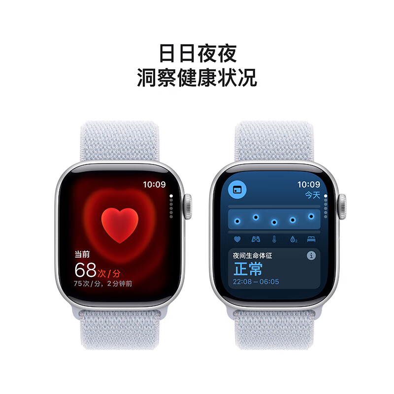 [二手99新]Apple Watch Series 10铝金属玫瑰金S10手表46MM表盘蜂窝版无修无进水国行正品高清大图