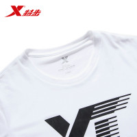 特步（Xtep）男T恤夏季新款时尚舒适短袖休闲运动短袖上衣