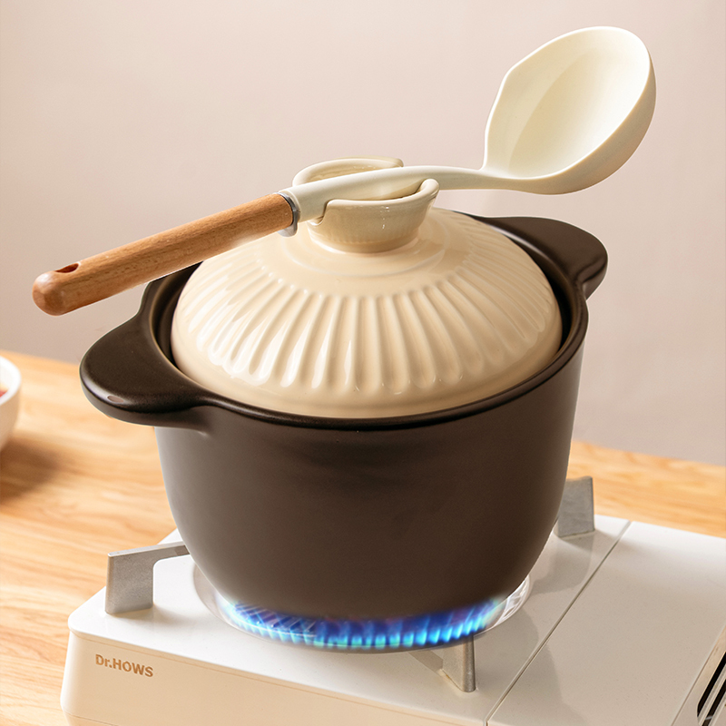 爱仕达(ASD)天然陶瓷砂锅汤锅炖锅3.8L沙锅陶瓷煲中药煎锅RXC38K7TG-W