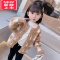 可莉允女童毛衣外套春秋2022年新款秋冬女宝宝洋气小童儿童针织开衫秋装