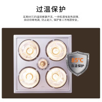 雷士照明灯暖浴霸卫生间取暖照明排气扇一体集成吊顶浴室灯泡