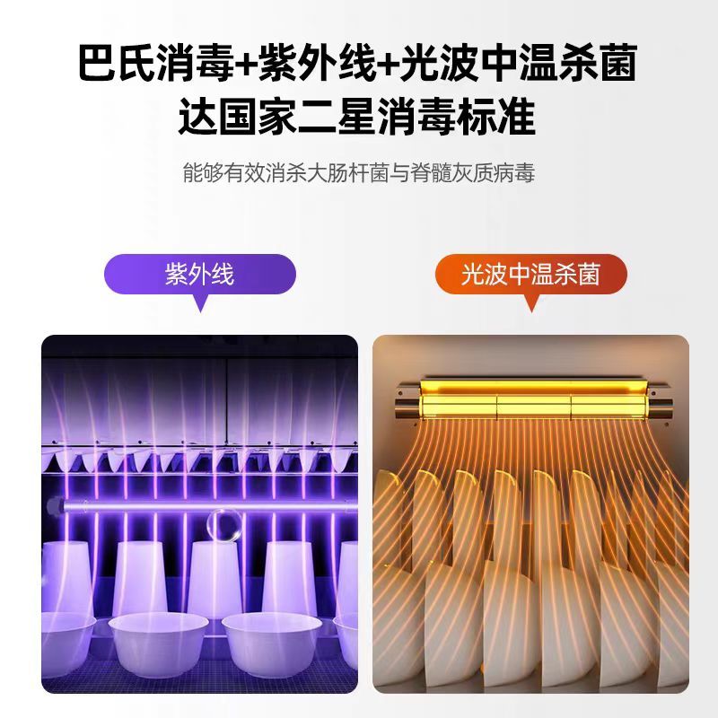 迅达消毒柜DX3控干一体家用小型筷子紫外线厨房消毒柜高清大图