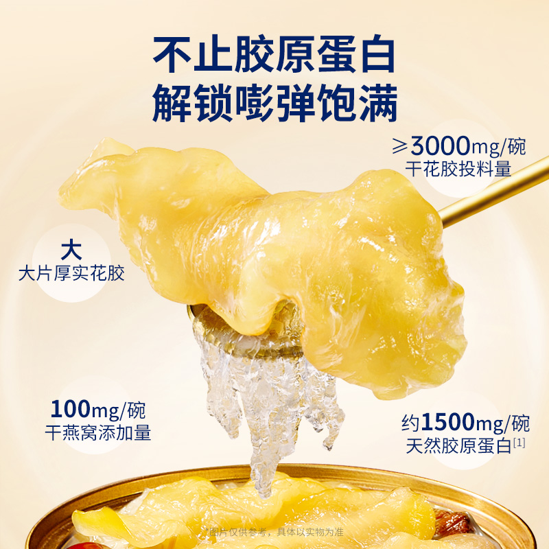 官栈×深度逆转燕窝花胶粥礼盒180g*6高清大图