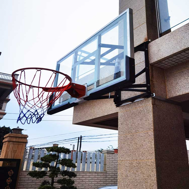 闪电客篮球框挂式室内外成人玻璃钢化板少儿训练家用可升降篮球架挂墙