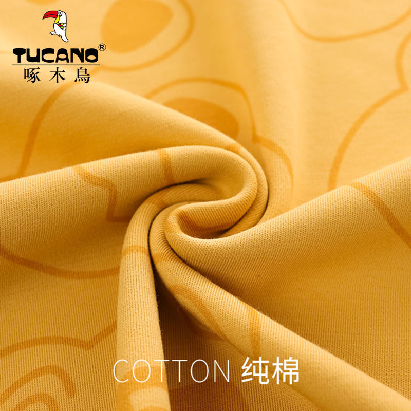 啄木鸟甜美睡衣女2025年新款春秋季纯棉长袖可爱套装冬夏天家居啄高清大图