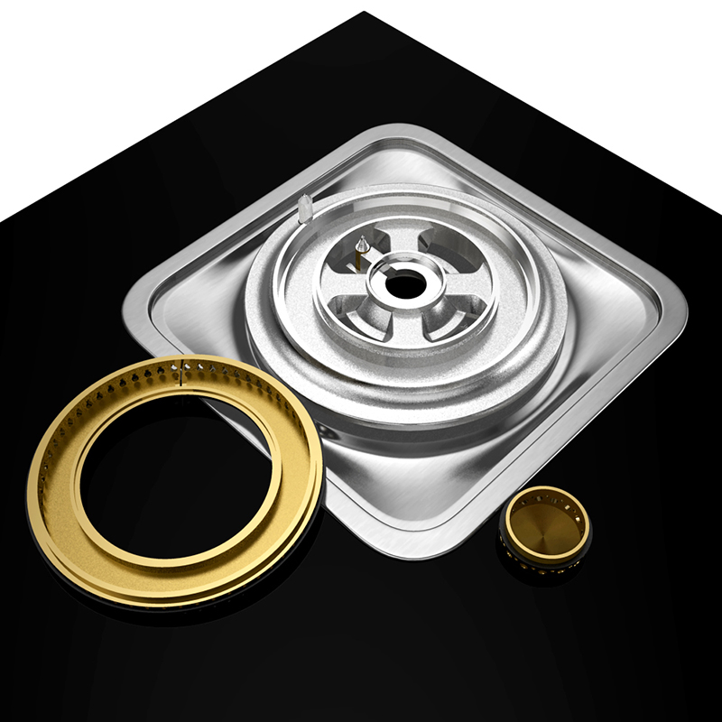 樱花(Sakura)嵌入式燃气灶A635G 煤气灶 钢化玻璃 天然气双灶猛火灶 台式灶具