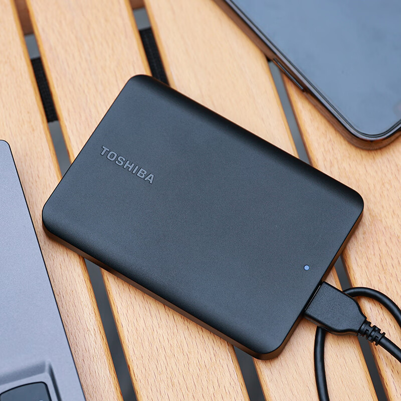 东芝toshiba1tbusb32移动硬盘新小黑a525英寸兼容mac轻薄便携稳定耐用