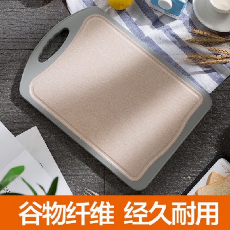 康巴赫菜板整竹谷纤维砧板双面防滑切菜案板 KCB20A2(38.5*26.5cm)高清大图