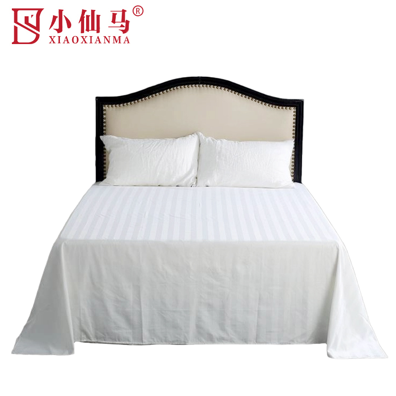 小仙马 全棉贡缎床单 XXM-CD003 条高清大图